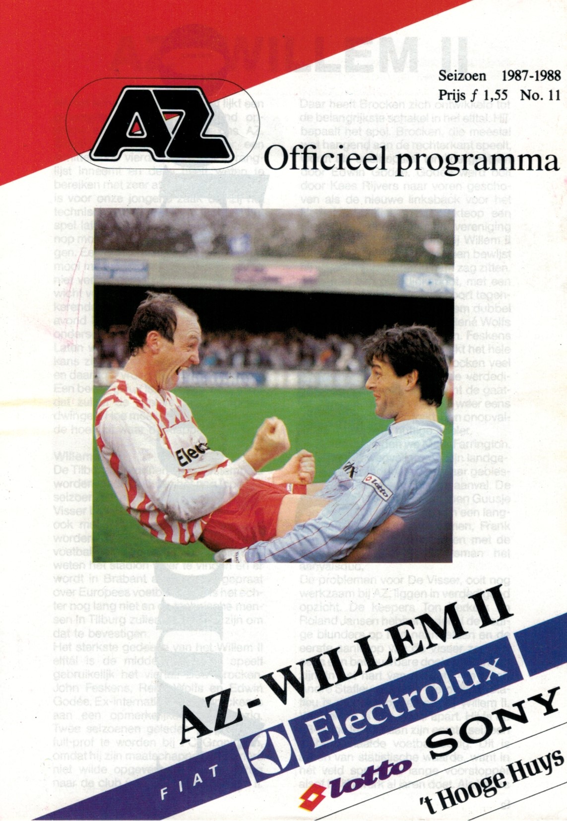 AZ Programma 20-feb-1988 Willem II thuis